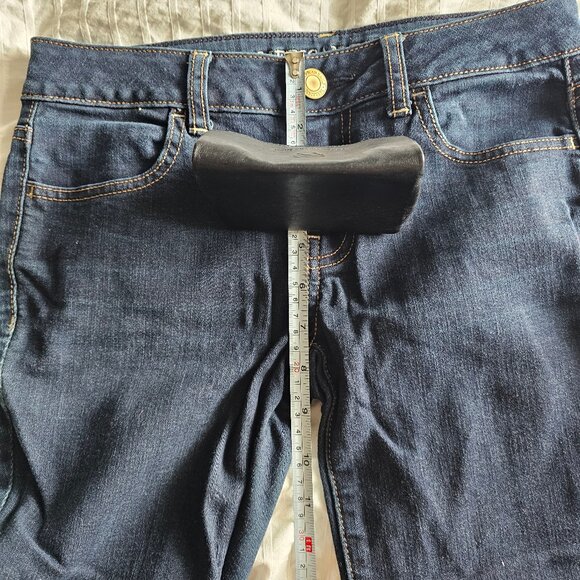 American Eagle Super Stretch Jeggings - 2014 - Dark Wash - Sz 0 Short - Picture 15 of 15